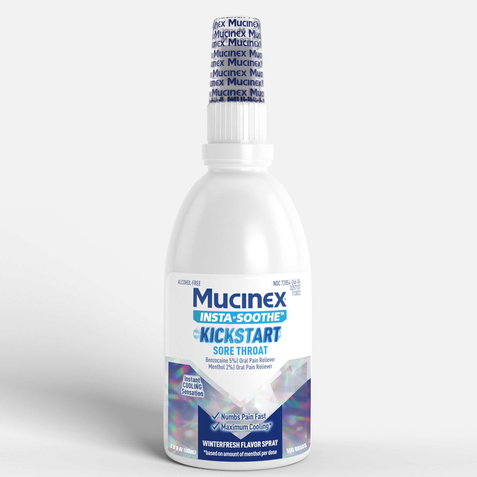 MUCINEX® InstaSoothe™ KICKSTART Sore Throat Spray